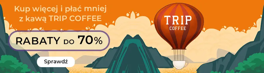 Kawy TRIP Coffee do 70% taniej - Kupuj więcej, płać mniej!