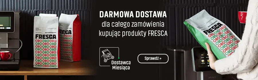 Darmowa dostawa na kawy Fresca - Dostawca Miesiąca