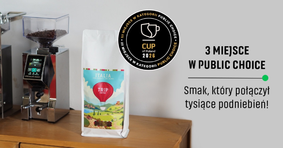 Trip Coffee Italia na podium Cup of Poland Public Choice 2026