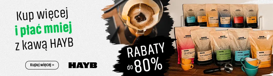 Kawy HAYB do -80% - Kup więcej, zapłać mniej