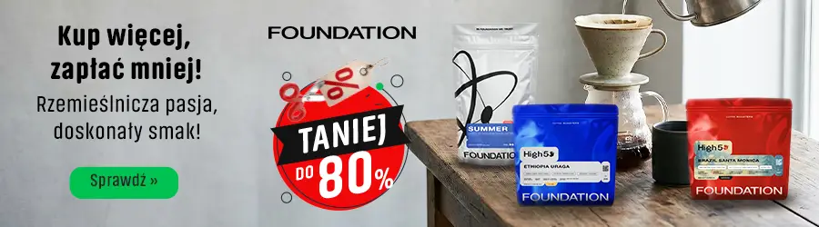 Kup więcej i zapłać mniej z kawami FOUNDATION COFFEE ROASTER