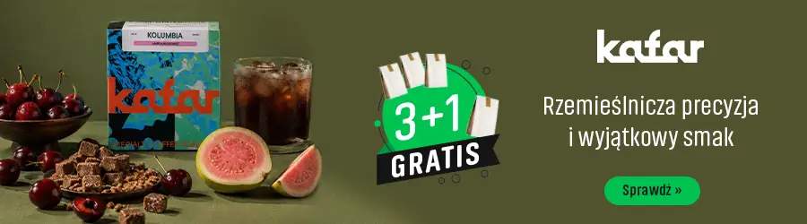Kup 4 kawy KAFAR, a najtańszą z nich otrzymasz GRATIS!
