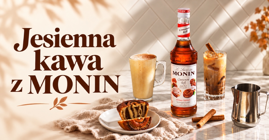 Jesienna kawa z MONIN - 3 przepisy, które przygotujesz w domu