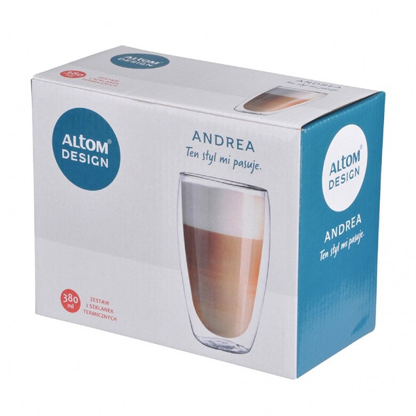 Zestaw szklanek termicznych Altom Andrea 380ml - 2 szt. – NIEDOSTĘPNY