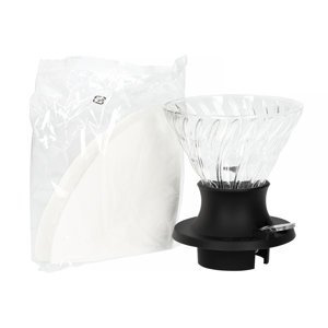 Zestaw Hario V60-03 Immersion Switch - drip + filtry - opinie w konesso.pl