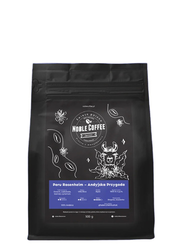 Kawa ziarnista Noble Coffee Peru – Andyjska Przygoda 250g - opinie w konesso.pl