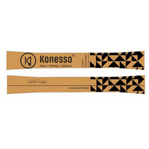 Cukier trzcinowy w paluszkach KONESSO - 1000x5g - opinie w konesso.pl