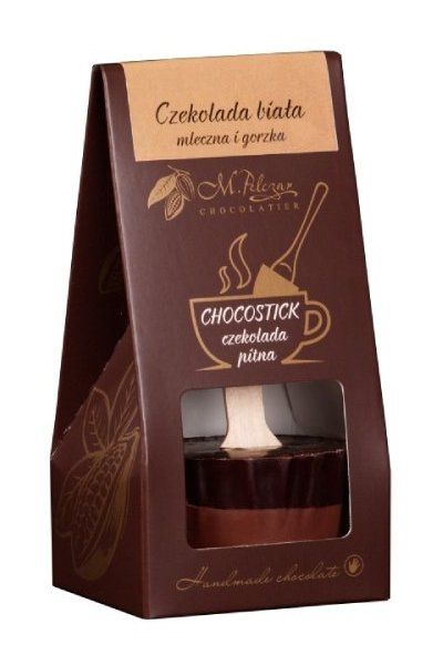 Chocostick M.Pelczar Chocolatier - Ciemna, mleczna i biała czekolada 60g