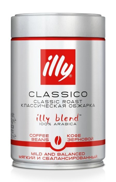 ZESTAW 6x Kawa ziarnista illy Classico 250g