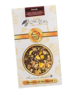 Gorzka czekolada M.Pelczar Chocolatier Desery Świata - Piernik 50g - opinie w konesso.pl