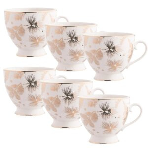 Zestaw filiżanek świątecznych Altom Design Golden Winter 350 ml - 6 szt. – NIEDOSTĘPNY