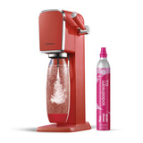 Saturator do wody gazowanej SodaStream Art - Mandarin Red zestaw startowy