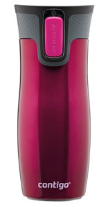 Kubek termiczny Contigo West Loop 2.0 470 ml - Malinowy