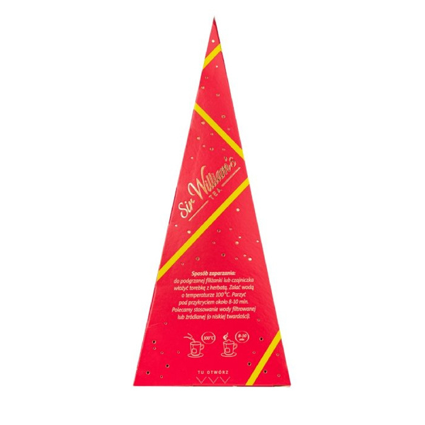 Owocowa herbata Sir Williams Tea Raspberry - Piramida 15x2,4g