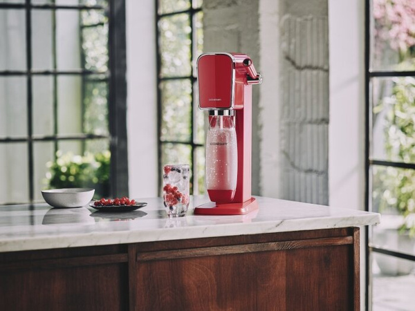 Saturator do wody gazowanej SodaStream Art - Mandarin Red zestaw startowy