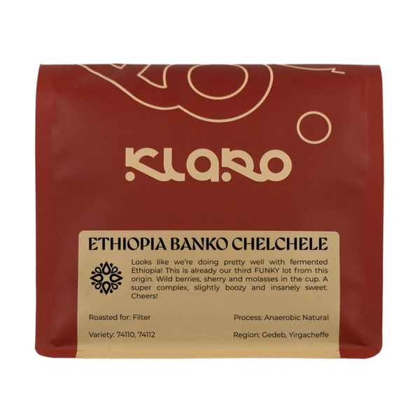 Kawa ziarnista Klaro Etiopia Banko Chelchele Filtr 250g