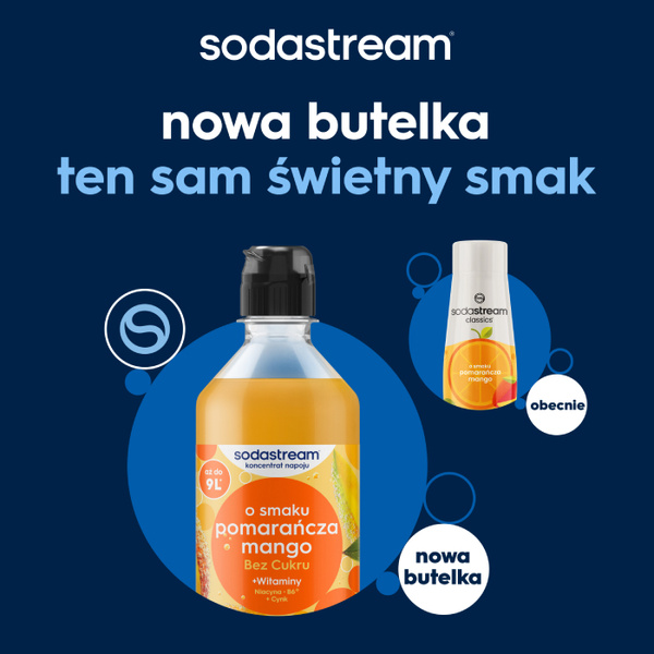 Syrop SodaStream Orange Mango Zero 440 ml - Bez cukru