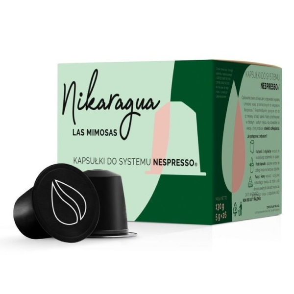 Kapsułki do Nespresso COFFEE PLANT Nikaragua Las Mimosas 26 sztuk - NIEDOSTĘPNY 