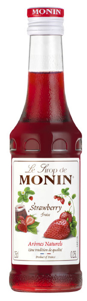 Syrop MONIN STRAWBERRY 0,25 l - truskawkowy