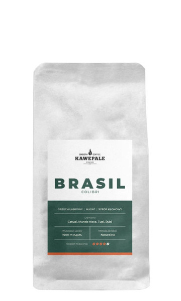 Kawa ziarnista KawePale Brasil Colibri Santos 250g – NIEDOSTĘPNY