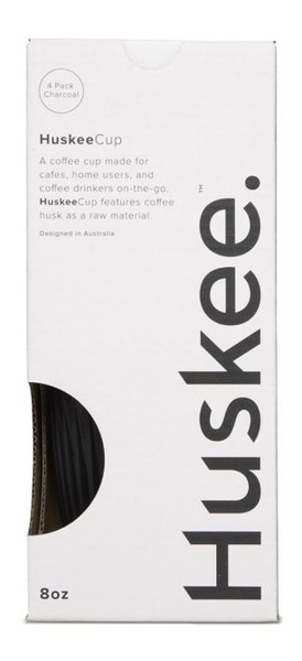 Kubek Huskee Charcoal 236ml - ZESTAW 4 szt.