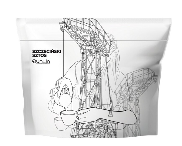 Kawa ziarnista Qualia Szczeciński Sztos 8.0 - Szczecińskie Klimaty 250g – NIEDOSTĘPNY