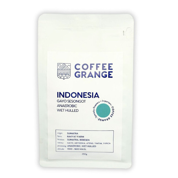 Kawa ziarnista Coffee Grange Indonesia Gayo Sesongot Anaerobic Wet Hulled 250g - NIEDOSTĘPNY