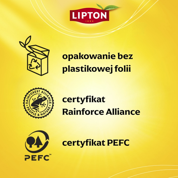 Czarna herbata liściasta Lipton Earl Grey Original Orange Pekoe 100g