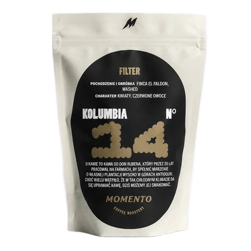 Kawa ziarnista Momento Kolumbia Nº14 Finca El Faldon Washed 250g