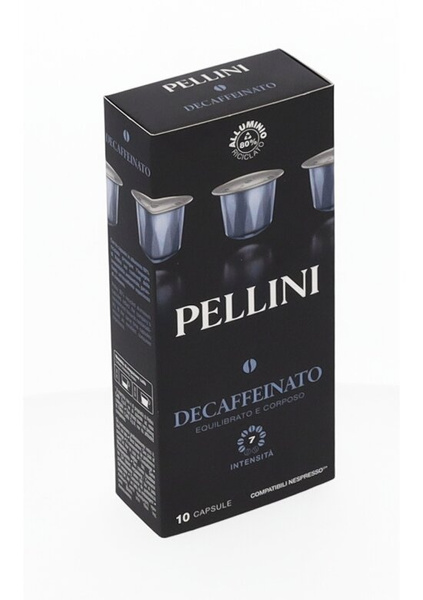 Kapsułki do Nespresso Pellini Top Decaffeinato Naturale - 10 sztuk