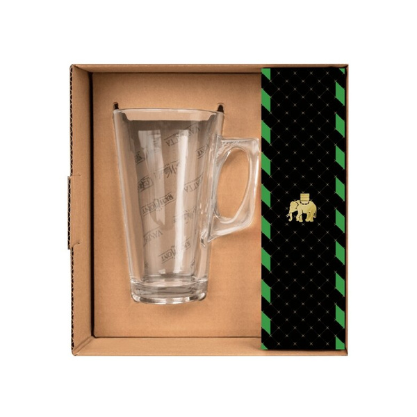 ZESTAW Herbata Richmont Gunpowder Green 12 saszeteek + Szklanka Richmont Hot 370ml