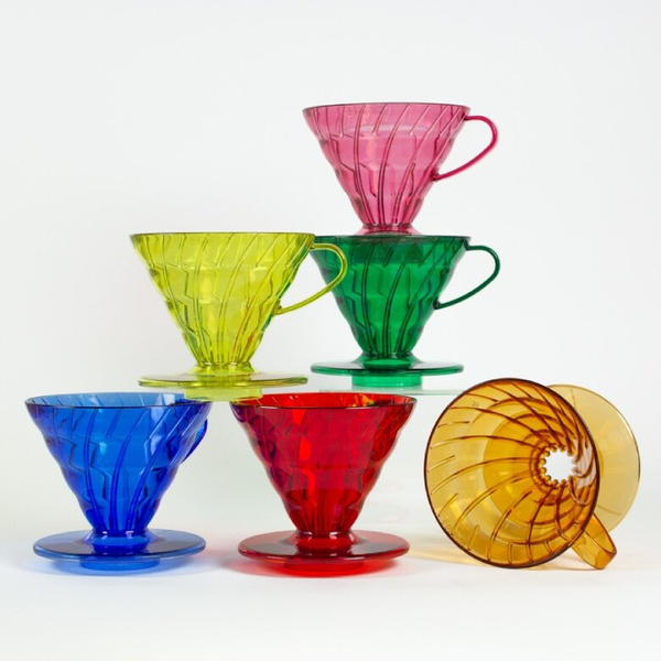 Plastikowy Drip Hario V60-02 Flamingo Pink - Różowy – NIEDOSTĘPNY
