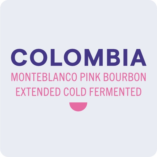 Kawa ziarnista Coffee Grange Colombia Monteblanco Pink Bourbon Extended Cold Fermented 250g