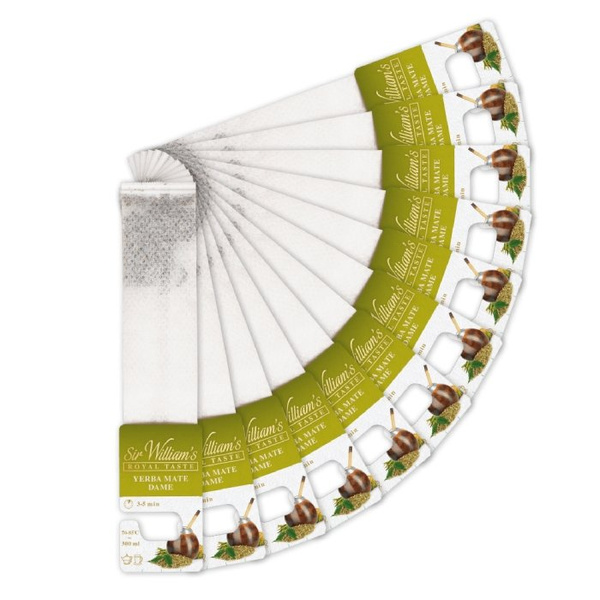 Ziołowa herbata Sir Williams Royal Taste Yerba Mate Dame 12x4g - NIEDOSTĘPNY