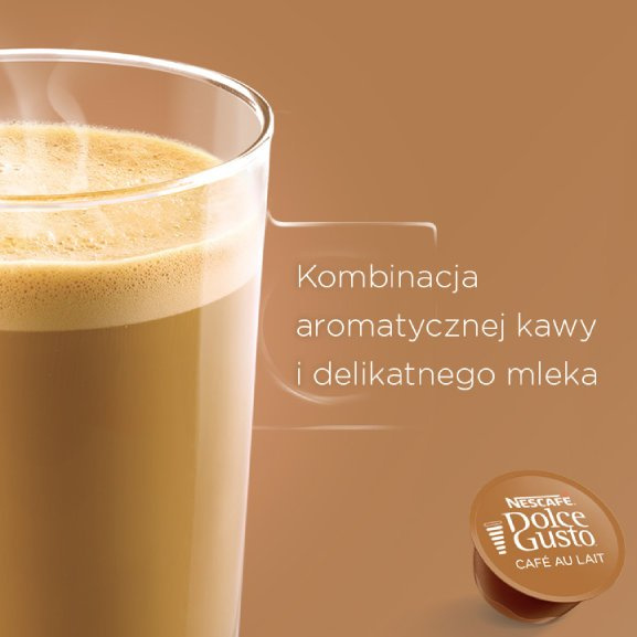 ZESTAW Kapsułki Nescafé Dolce Gusto Café au Lait 3x30 sztuk