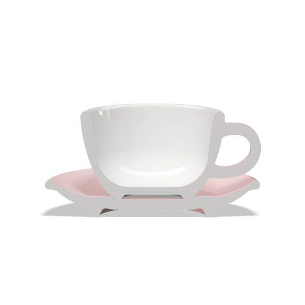 Filiżanka do cappuccino Club House Tulipano 210ml - Różowa