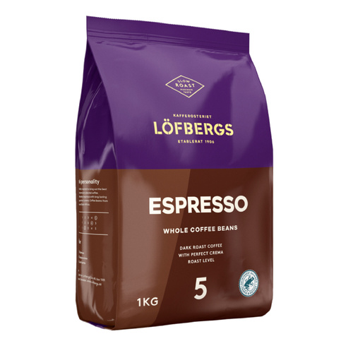 Kawa ziarnista Löfbergs Espresso 1kg - opinie w konesso.pl