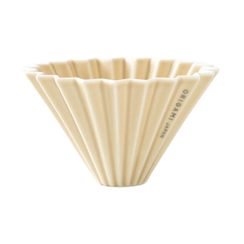 Ceramiczny Origami Dripper S - Beżowy matowy