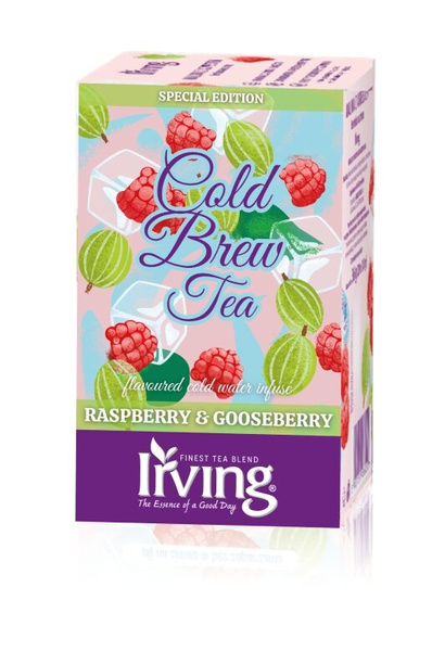 Herbata na zimno Irving Cold brew Tea Malina i agrest 20x1,8g
