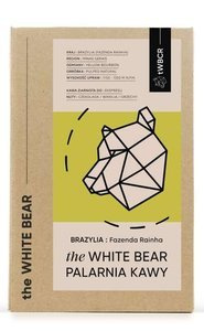 Kawa ziarnista The White Bear Brazylia Fazenda Rainha 1kg - NIEDOSTĘPNY