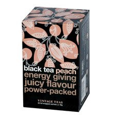 Czarna herbata Vintage Teas Black Tea Peach - 30x1,5g - opinie w konesso.pl