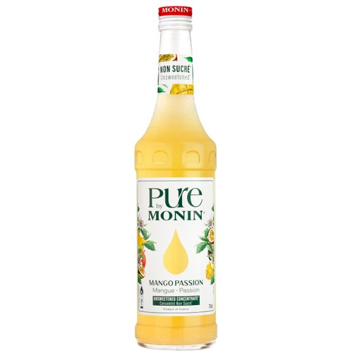 Syrop bez dodatku cukru PURE by MONIN - Mango Marakuja 0,7 L