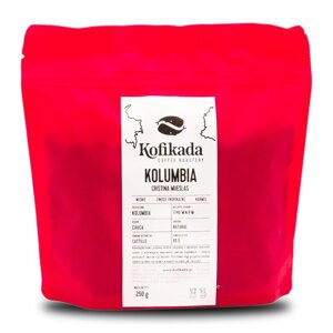 Kawa ziarnista Kofikada Colombia Cristina Mueslas 250g – NIEDOSTĘPNY