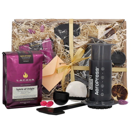 Zestaw prezentowy - Aeropress + kawa ziarnista Mott