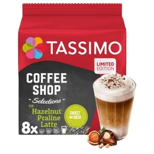 Kapsułki Tassimo Coffee Shop Selections Hazelnut Praline Latte 8 szt.- NIEDOSTĘPNY