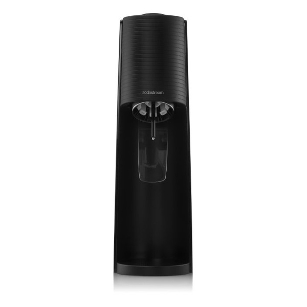 ZESTAW Saturator do wody gazowanej SodaStream Terra - Czarny + 2 butelki + Bawełniany worek + Torba + Syrop SodaStream Malina + Książka