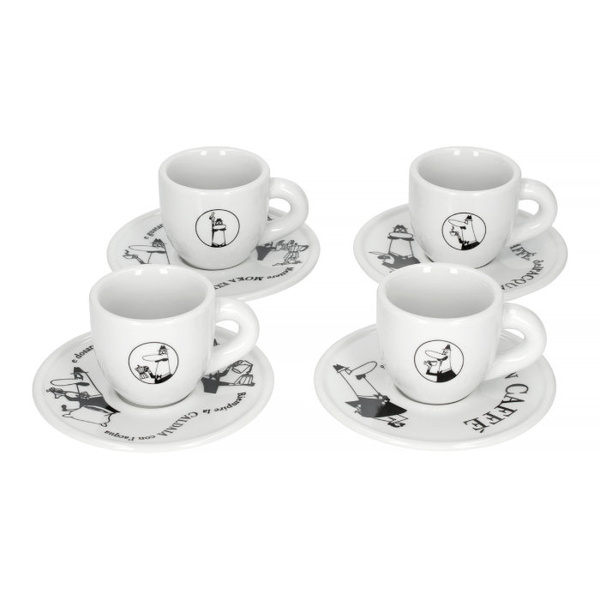 Zestaw filiżanek do kawy Bialetti Carousel - 4 sztuki