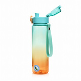 OUTLET - Butelka na wodę Casno Aura 560 ml - Zielono-pomarańczowa