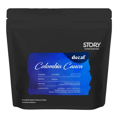Kawa ziarnista Story Decaf Colombia Cauca 250g - opinie w konesso.pl