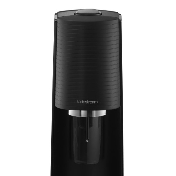 ZESTAW Saturator do wody gazowanej SodaStream Terra - Czarny + 2 butelki + Bawełniany worek + Torba + Syrop SodaStream Malina + Książka